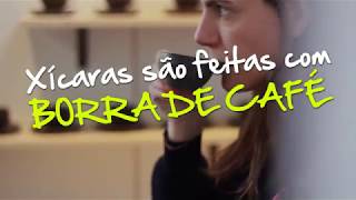 Startup alemã produz xícaras feitas com borra de café