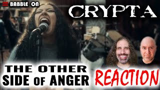 CRYPTA - THE OTHER SIDE OF ANGER Reaction (Brazilian Death Metal) Fernanda Lira #intense #dark 🔥🤘🔥🤘🔥