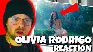 FIRST EVER REACTION TO OLIVIA RODRIGO - VAMPIRE MUSIC VIDEO