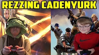 Rezzing CadenYurk w/ Dustin Hoffman | Overwatch And Fortnite LIVE