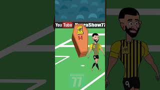 Al taawoun vs Al ittihad Benzema  #football #shortvideo #shorts #short