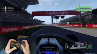 F1 2018 Gamepad Cam Gameplay - Time Trial in Spain [2160p60]