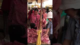 Walking to market #shortvideo #pork #market #selling