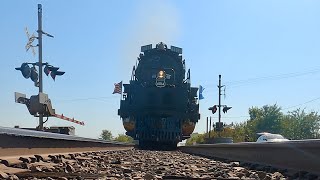 World’s Largest Steam Train Runs Over My Camera! Union Pacific Big Boy 4014 vs. my GoPro!