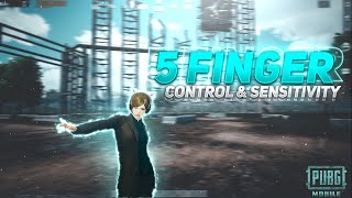 BULLS 5 FINGER CLAW & SENSITIVITY ⚡ | PUBG MOBILE