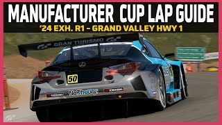 Gran Turismo 7 Manufacturer Cup Lap Guide - Grand Valley Highway 1 - Gr. 3