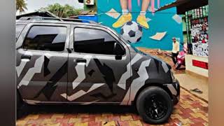 Maruti Suzuki WagonR Modified camouflage | Modified in India 🔥