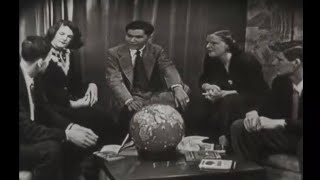 1954 High school foreign exchange students share criticisms and opinions on America.