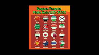 Negara Peserta Piala Asia U-20 2025 #timnasindonesia #pialaasia #timnasu20