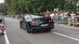 Nissan GT-R R35 SOUNDS!!! BIG FLAMES, TURBO SOUNDS!!!