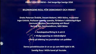 Framtidskonferensen: Bildningens roll för demokrati och frihet - Avsnitt #3