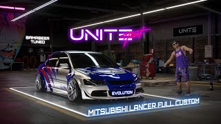 NFS HEAT UNITΞ  | FULL CUSTOMIZING & TUNING THE 🔥 MITSUBISHI LANCER EVOLUTION 2005 🔥