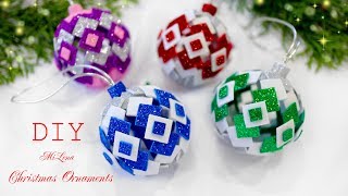 🎄 НОВОГОДНИЕ ИГРУШКИ ИЗ ФОАМИРАНА 🎄 Glitter Foam Ornaments 🎄