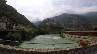 Ride to Forte di Bard - Valle d'Aosta, Italy - roads SR2, SS26