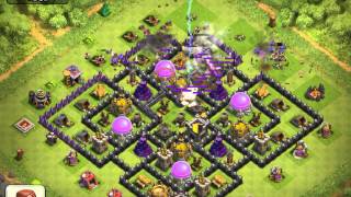 Clash of Clans Defending my village