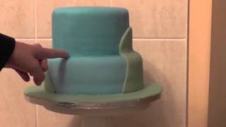 Full Tutorial - 2 Tier George Pig Cake - Adding Hills - Part 6