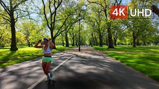 London Walking Tour in Hyde Park: the Largest Park in Central London | 4K