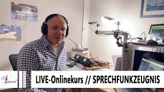 LIVE-Onlinekurs - Sprechfunkzeugnis