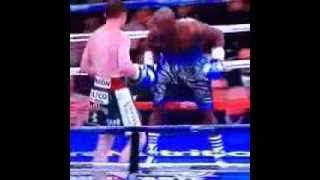 LOL! Floyd Mayweather Teases Canelo After Punching the Ropes