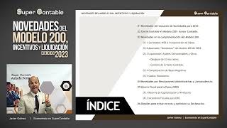 Novedades del Modelo 200: incentivos y liquidación