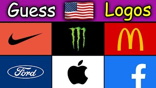 Guess The USA 🇺🇸 Companies Logos | Logo Quiz