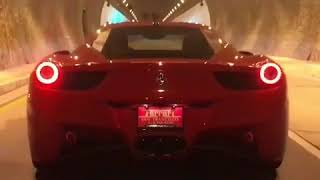 FERRARI 458 ITALIA | BRUTAL SOUND & ACCELERATION | TUNNEL