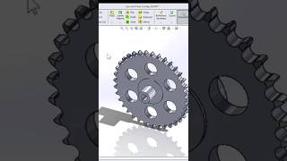 Motorcycle Engine Gear Design with Solidworks.... #solidworks