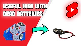 WOW !! Usefull idea with dead batteries.🤩🤩🔥🔥#shorts #youtubeshorts #shortsvideo