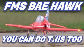 The Results From Overcoming Anxiety FMS BAE Hawk 80mm Landing Practice