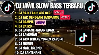 DJ JAWA SLOW BASS TERBARU 2024 - DJ AKU IKI ANAK LANANG X TAK GENGGAM TANGANMU (TULUS) VIRAL TIKTOK