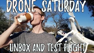 DJI Phantom 3 unboxing, test flight, and review: Drone Saturday