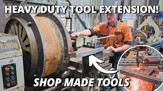 Making & Testing HEAVY DUTY Tool Extension for BIG D11 Hub! | Shop Made Tools