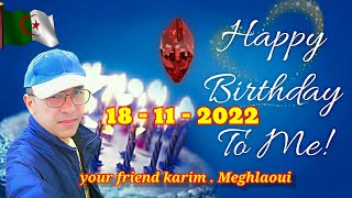 KARIM MEGHLAOUI - Happy birthday to me _ 18/11/2022 Modern talking Style