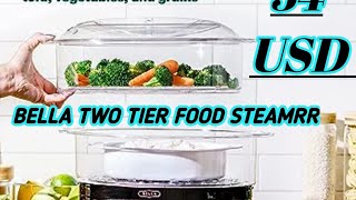 BELLA Two Tier Food Steamer#amazon steamer#amazon products# home appliance