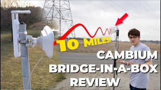 HOW TO GET WIFI OVER 10 MILES AWAY! || Cambium Networks Bridge-in-a-Box Review! [Networking]