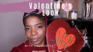 Valentine's Day Look with Colourpop | My Honest thoughts | Valentine's Day-wear | My Makeup Bag