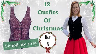 Snazzy Velvet Vest to Make Every Outfit Better!! Simplicity 4079