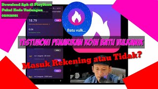 Testimoni Penarikan Pertama di Batu Vulkanik Mirip Vtube || Ternyata....