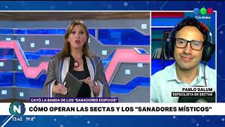 Pablo Salum en Telefe Noticias Córdoba "Como Operan las #Sectas"