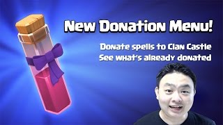 Clash of Clans - Dec 2015 Sneak Peek 5 - New Donation Menu!