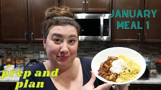 Prep and Plan with Me: January Meal 1  Chicken Shawarma