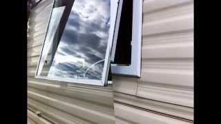 Static caravan double glazing windows and doors , Brean Sands Somerset