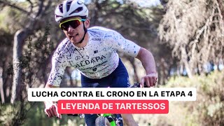 LUCHA contra el CRONO en la ETAPA 4 de LEYENDA de TARTESSOS |CICLISMO| ADRIÁN GARCÍA MONTES