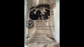 Super Intense MRE Orange Drink Ever Created As Of This Date!! + Menu 19 Beef Patty (CC)