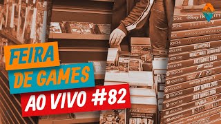 LIQUIDAÇÃO DE GAMES 🎮 Feira AO VIVO 🔴 Gameteczone #82