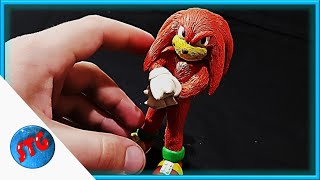 Sculpting Knuckles from Sonic the Hedgehog 2 (2022)