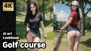 4k Ai art | 골프장 룩북 | Golf course Lookbook