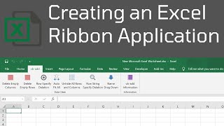 Making an Excel Ribbon App | VBA