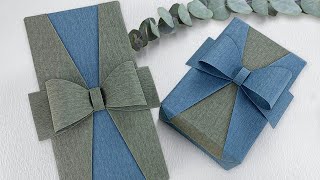 Gift Wrapping Ideas｜禮物包裝創意教學+DIY摺紙蝴蝶結方法（선물포장）