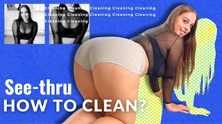 [4K] USA Housewife | TRY ON HAUL | Clean With Me in Top & Shorts